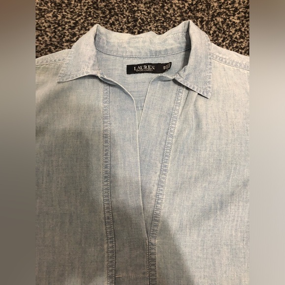 Lauren Ralph Lauren light blue jeans dress size XS - Picture 8 of 9